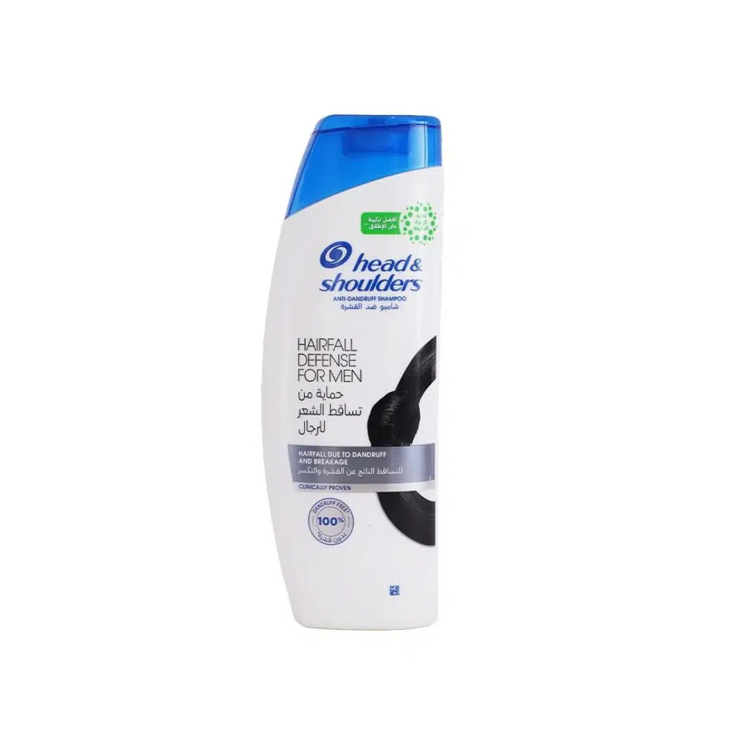 Head & Shoulders Hairfall Defense Anti-Dandruff Shampoo For Men – 400 ml